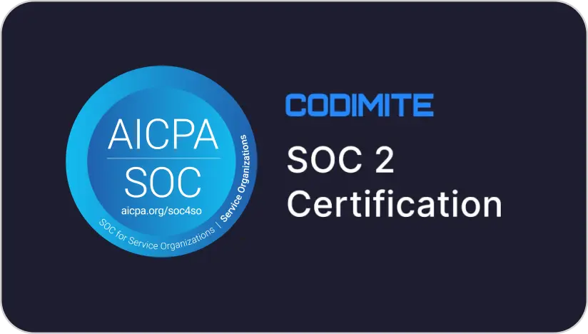 SOC 2 Certification Badge for Security and Compliance